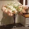Bouquet 4 Branches Silk Table Artificial Sakura Fake Flower Home Decoration Cherry Blossom