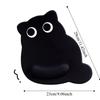 Cartoon Cat Large Mouse Mat Wrist Pad Kawaii Cat Mouse Pad Black Cat Mouse Pads  Office Desk