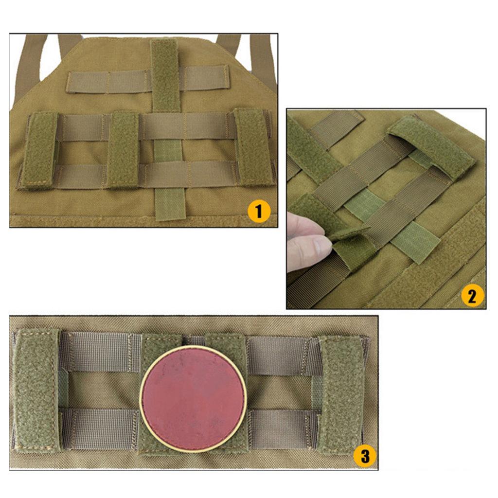 Полоски Molle для крепления нашивок с идентификационными знаками Полоски Molle для значков Тактические нашивок Крепление для нашивок высотой 3 дюйма