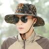Hat Men's Summer Sunshade Sun Hat Outdoor Mountaineering Fishing Foldable Large Brimmed Fisherman's Hat Men's