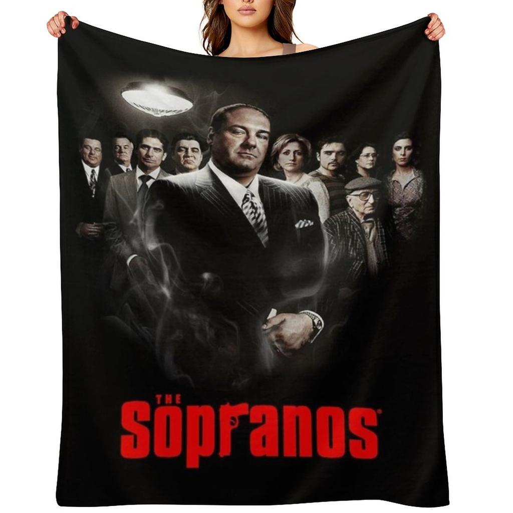 Клан Сопрано Винтажное Пледо Мягкие Постельные Красивые Теплые Аниме Пледы