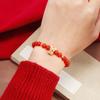 Year of the Tiger Natural Red Agate Wufu Tiger Natal Year Bracelet Female Zodiac Tiger Ping An Crystal Bracelet with Accessories