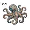 Family Craft Night Activities Ocean Animal Patchwork Kit, DIY Fabric Sewing Handmade Material Package Sea Turtle Octopus Kit for Adults, Home