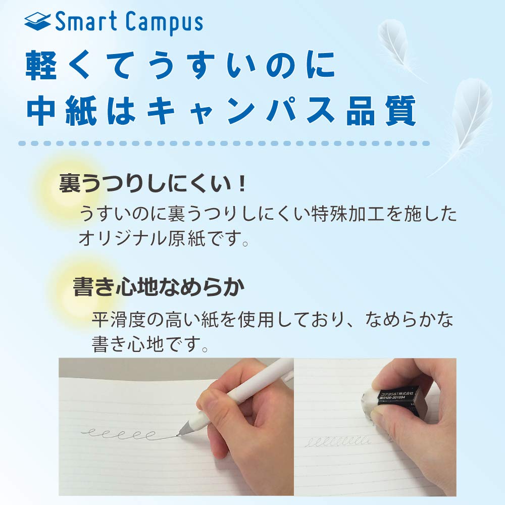 KOKUYO Note Campus Note Smart Campus Limited Dot Ruled B Ruled 5 Book Pack Sporty Look No-GS3CBT-L4X5
