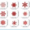 9 шт./лот Рождественская снежинка настенная наклейка новая Рождественская снежинка стеклянная настенная наклейка украшение на стену декор комнаты