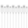 USB Type C Cable 1m [Set of 5] Type C (USB A To C) Cable Heavy Duty PVC Material 2.1A Fast Charging High-speed Data Transfer Compatible with Type C