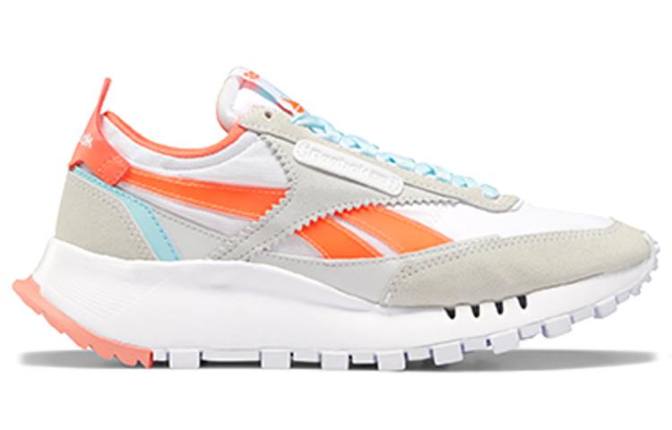 Reebok Женские Classic Leather Legacy 'White Orange Flare' Женские FY7435