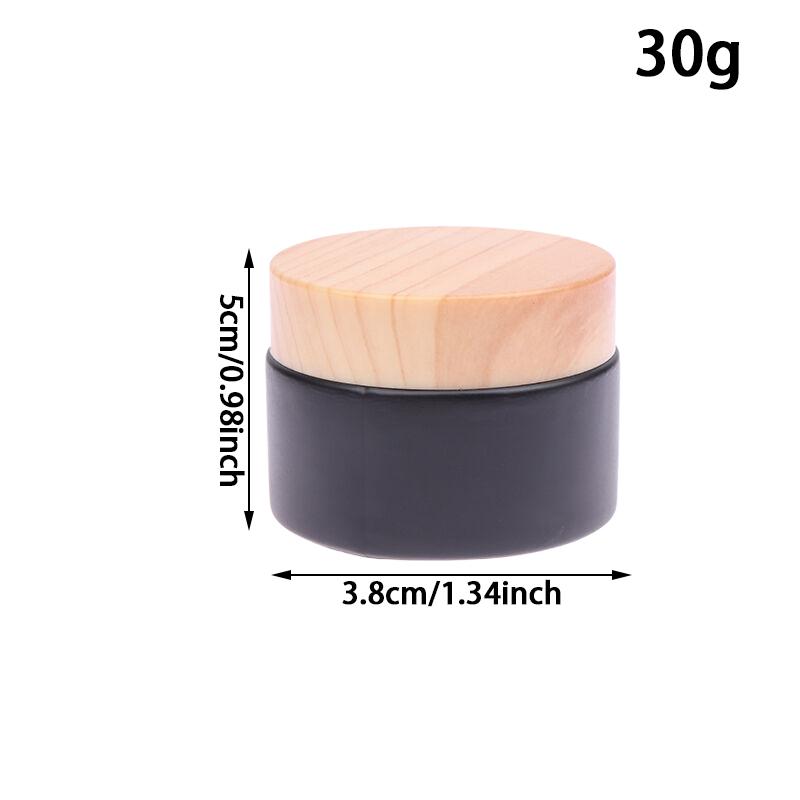 Пустые банки из матового стекла, банка для крема, косметический контейнер с крышкой, стеклянная бутылка 5-100 г, контейнер для макияжа, дорожные косметические банки