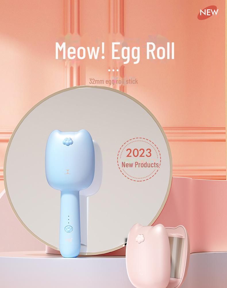 Pritech Cat Claw Egg Roll Curling Burning Щипцы для завивки волос - Портативные щипцы для завивки волос French Perm