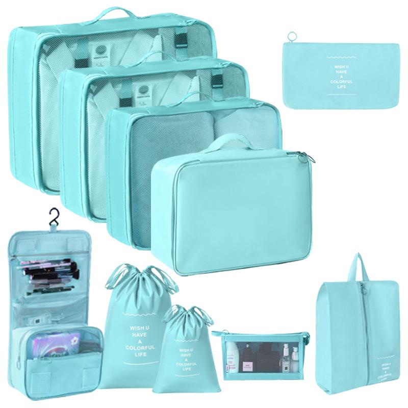 6/7/8/9/10 шт. Набор дорожных органайзеров для хранения сумок для чемоданов, набор кубиков, чехлов, переносных чемоданов, одежды, обуви, аккуратных складных мешочков
