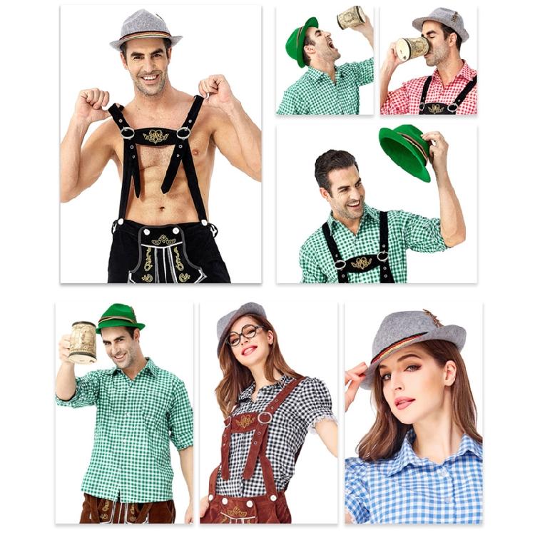 Retro Style Feather Hat Jazz Top Hat Cowboy Western Oktoberfest Hat Unisex