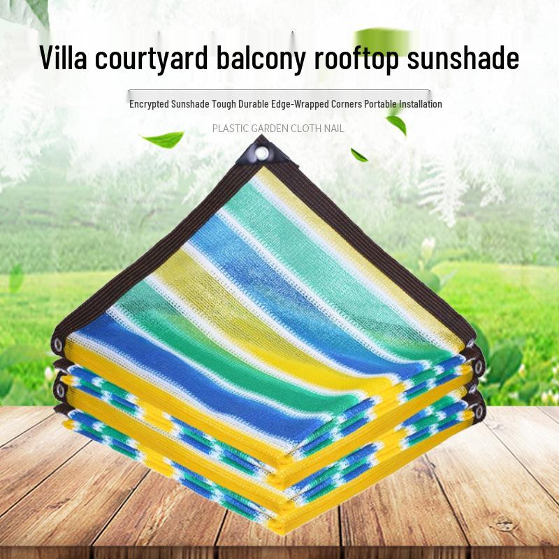 Black Hemmed Shade Net: Encrypted, Thickened, Anti-Aging Sun Protection