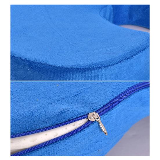 Seat Cushion Memory Foam Chair Cushion Non-Slip Pain Relief Support Cushion for Office Car Wheelchair