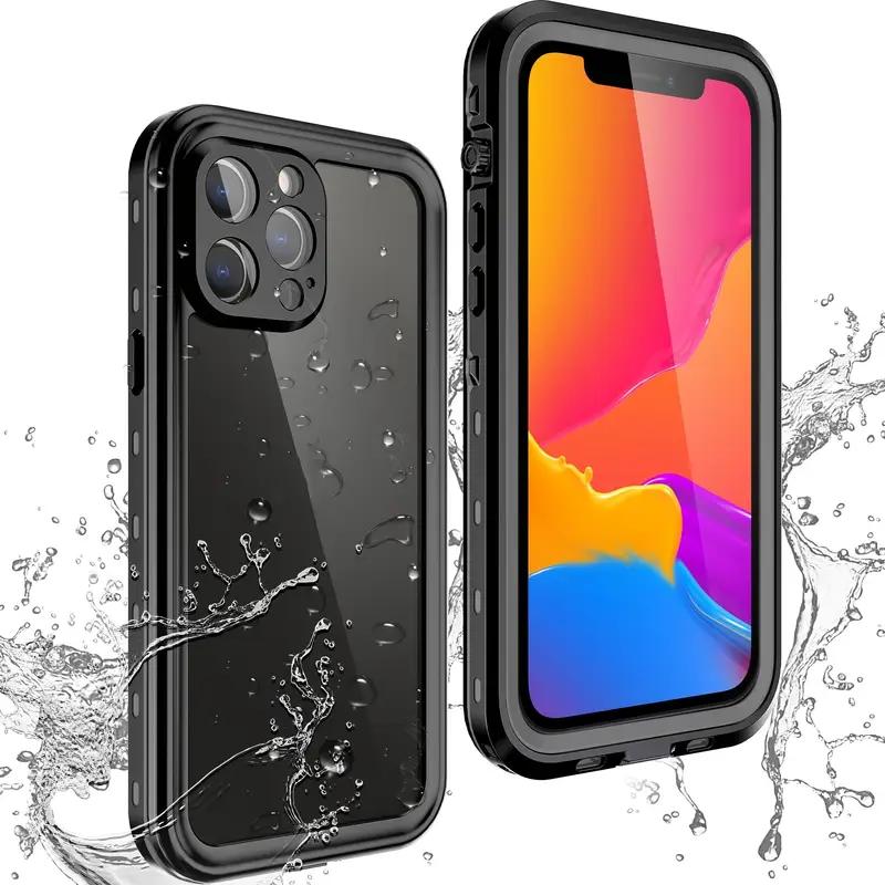ShellboxДля IPhone 16 Promax/15/14/13/12/11 Водонепроницаемый Чехол для Телефона IP68 Ударопрочный, Пылезащитный, Полностью Герметичный Чехол