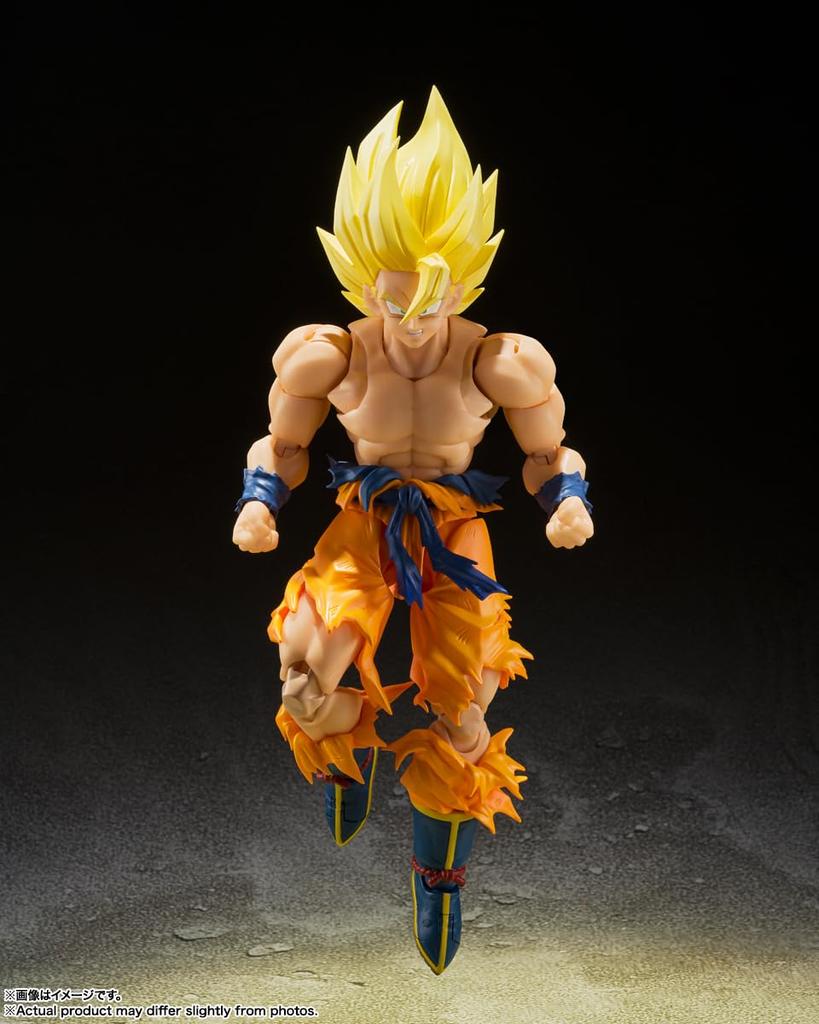 TAMASHII NATIONS Dragon Ball Super Saiyan Son Goku Super Approximately 145mm Painted Movable Figure S.H.Figuarts -Legendary Saiyan- ABS&PVC