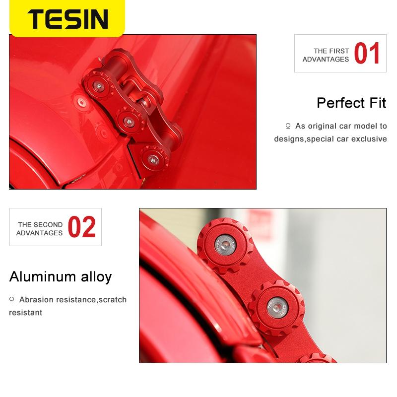 TESIN автомобильный замок, защелка на капоте, защелка для Jeep JK, автомобильный двигатель, замок на капоте, защелки, комплекты аксессуаров для Jeep Wrangler JK