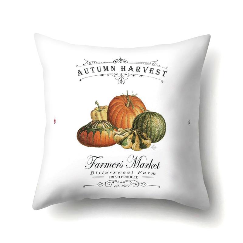 Хэллоуин Наволочка Подушка для поясницы автомобиля Тыква Чехол для диванной подушки Офис Дом Гостиная Наволочка