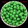 Home Party Supplies Findings DIY Crafts Handmade Material Jewelry Accessories Acrylic Loose Beads 500PCS Soild Color 4mm For Jewelry Making