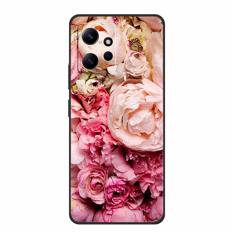 For Xiaomi Redmi Note 12 4G Case Animals Soft Silicone TPU Phone Cases Back Cover for Redmi Note12 4G Fashion 23021RAA2Y Fundas