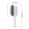 Self Cleaning Hair Brush for Women One-key Cleaning Hair Loss Airbag Massage Scalp Comb Anti-Static Hairbrush