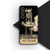 Witch Divination Tarot Moon Astronaut Space for Samsung Galaxy S25 S24 S23 FE Ultra Plus S7 Edge S25+ S24+ A56 5G + Phone Case