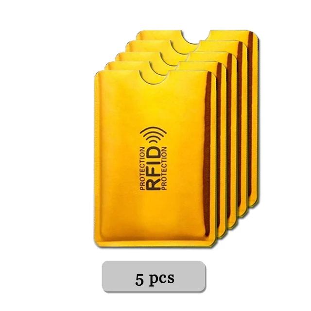 Новый 20 шт. Анти-RFID Держатель для карт Блокировка Считывателя Замок Чехол для Банковской Карты ID Карты Защита Металлический Держатель для Кредитных Карт Алюминиевый Чехол