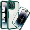 Case - E.F.CONNECTION - for iPhone 14 Pro Max - 360° Protection - Rigid Silicone - Semi-rigid