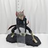 One Punch Man Jerris Little Peach 9.05Inch/23cm can move PVC Sit posture Collect In-vehicle Handsome Hero figure Toys Gifts