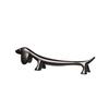 Convenient Zinc Alloy Sausage Dog Chopstick Stands Handy Dachshund Chopstick Stand Holder Durable Kitchen Accessories