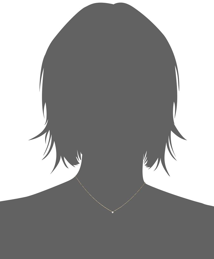 Diamond K10 Yellow Gold Necklace 151446123004 Canal4℃ (YG)