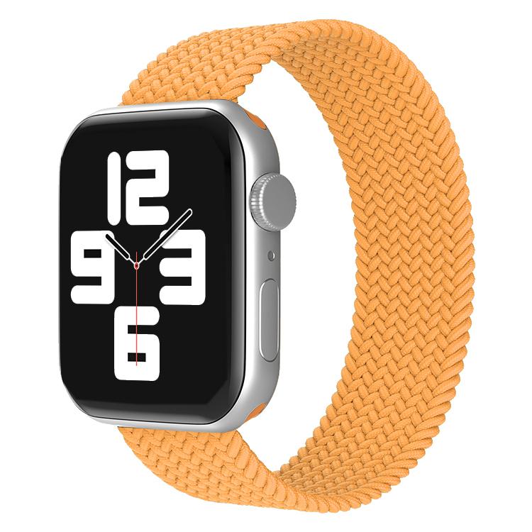 Плетеный ремешок SOLO LOOP для Apple Watch Band 45 мм, 44 мм, 41 мм, 40 мм, 38 мм, 42 мм, нейлоновый браслет Correa iWatch Serie 3, 4, 5 SE 6, 7