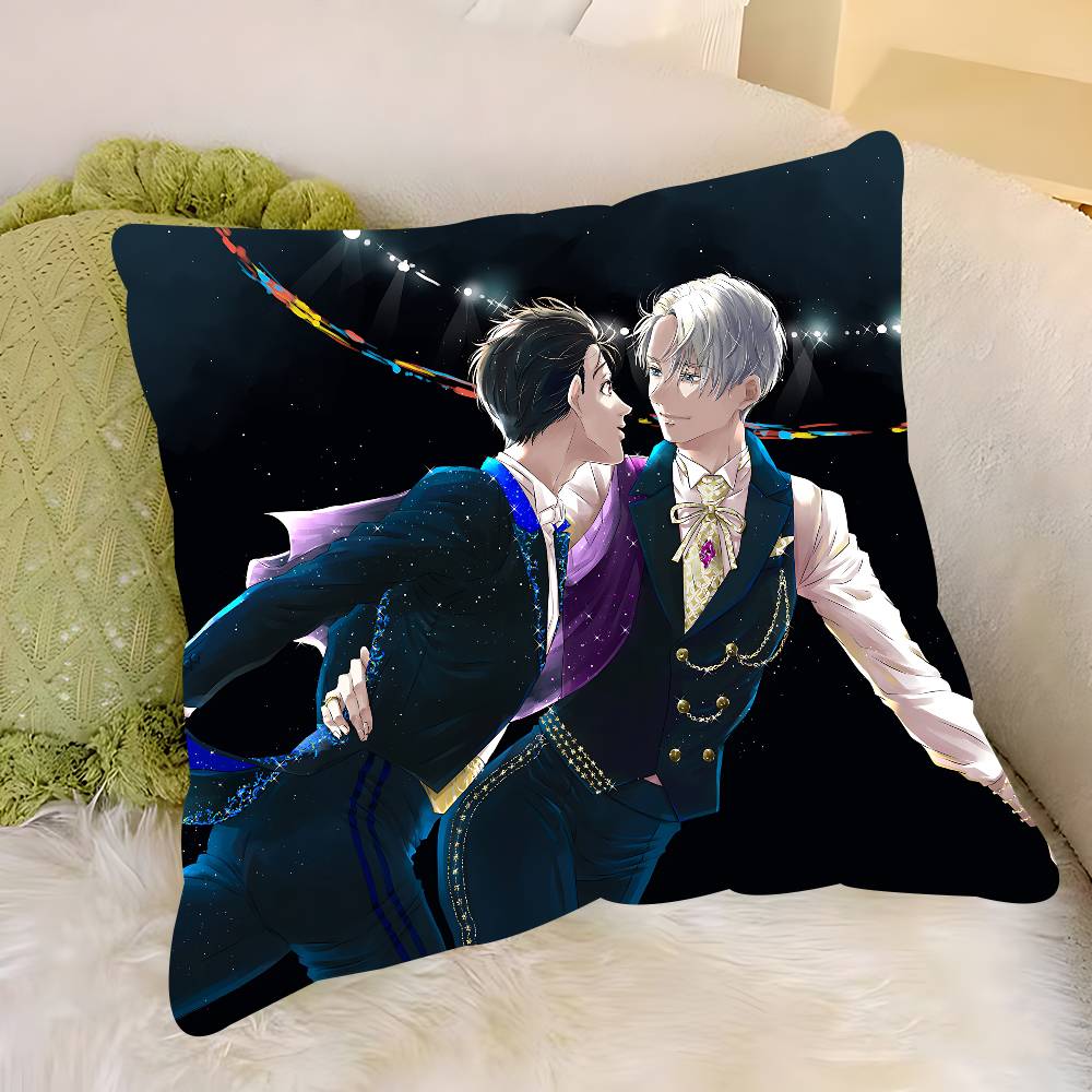 Аниме Y-Yuri On Ice Наволочка Съемная Моющаяся Наволочка – Всесезонный Мягкий Лен