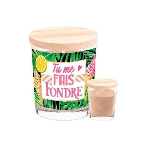 Glass Scented Candle You Make Me Melt