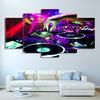 Canvas Wall Print Poster Frame Picture Art 5 Panel Bar DJ Music For Living Room Home Decor Artwork Modular Cuadros Painting