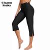 Women's Swim Pants with Pockets Swim Leggings Water Pants Swim Tights Swimming Capris High Waist