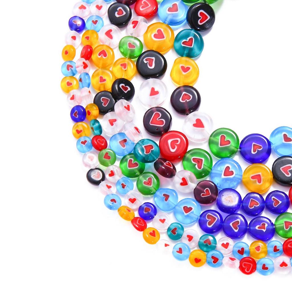 6/8/10/12 мм разноцветные зимние бусины со звездами, свободные глазурованные стеклянные бусины лэмпворк для изготовления ювелирных изделий