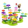 Large Particle Assembled Building Blocks Girls Plant Cognitive Logical Thinking Puzzle Building Blocks Garden