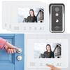 2?Комплект проводного видеодомофона с 7-дюймовым TFT LCD-дисплеем и 3 мониторами. Четкое ночное видение. Домашний домофон 100?240В