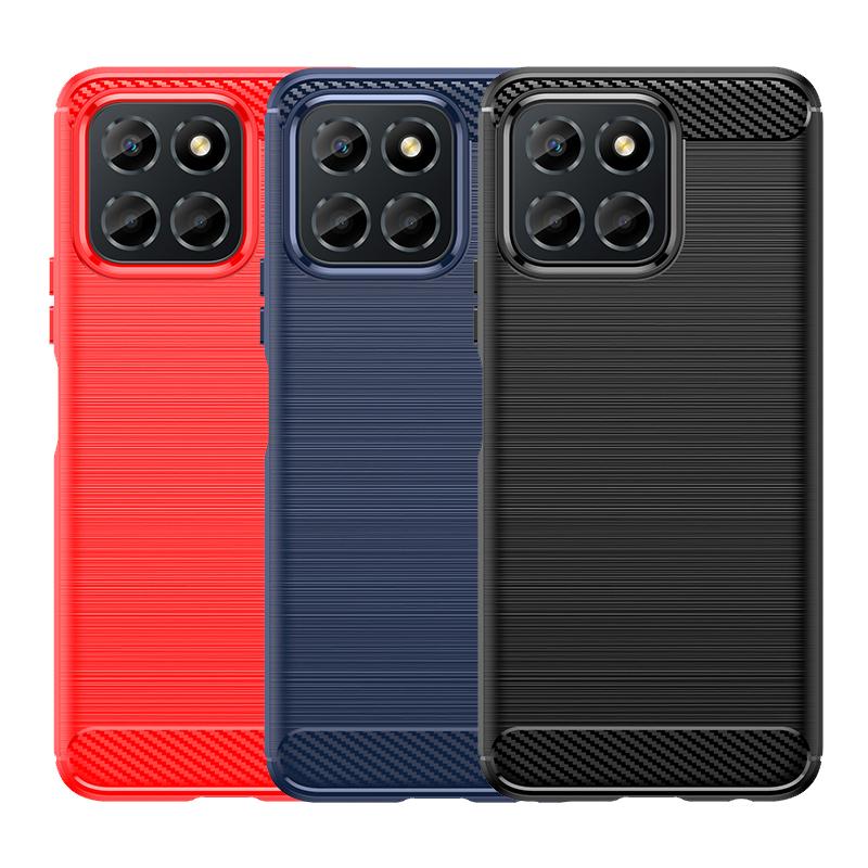 Для чехла Huawei Honor X6A чехол для Honor X6A Capas новый бронированный телефон задняя крышка противоударный бампер мягкий TPU карбоновый чехол Honor X6A
