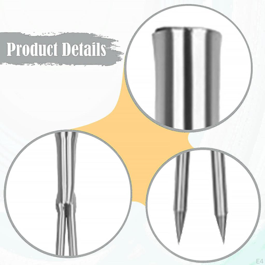 Ручной культиватор-грабли Компактный из нержавеющей стали Утолщенные зубья Садовая вилка Инструмент для прополки