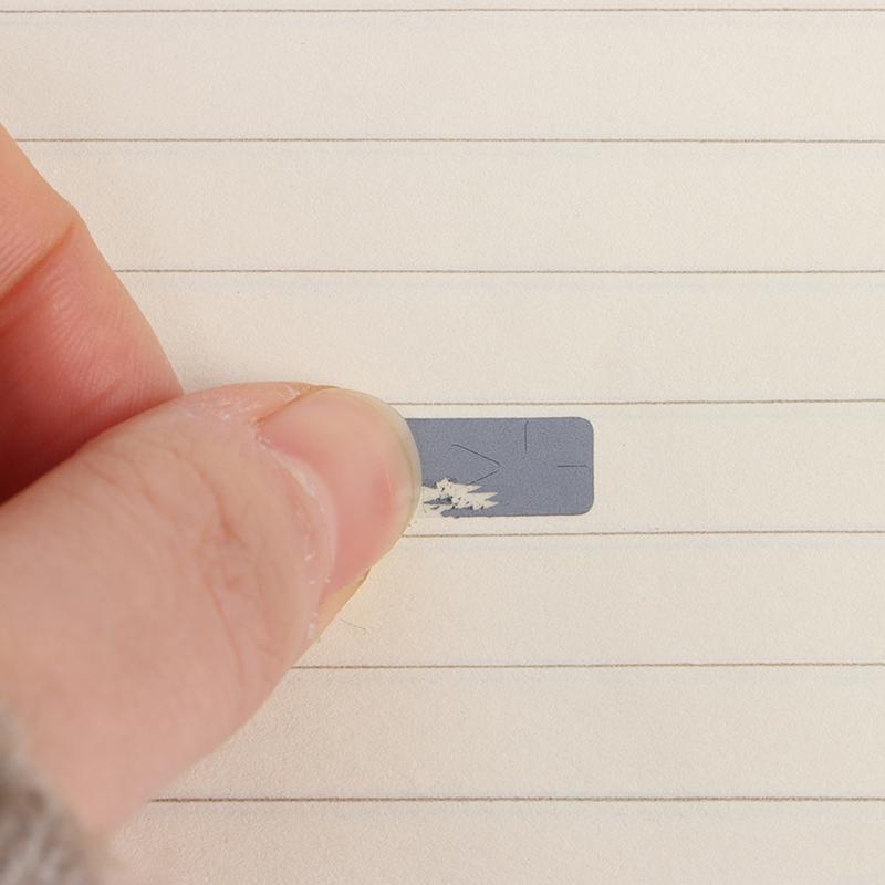 1000Pcs Manual Scratch Off Sticker Labels Grey Tape In Rolls Coding Overlay Film Game Wedding