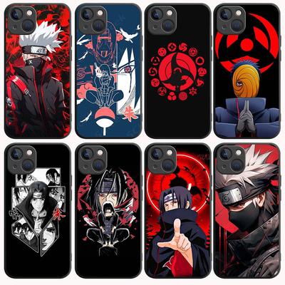 B-5 Наруто Итачи черный чехол для Samsung S24 S23 S22 S21 S20 FE S10 Lite Ultra S7 S8 S9 Plus A05S A11 A12 A13 A15 A22 A24 A25 A32 A52 A71 5G