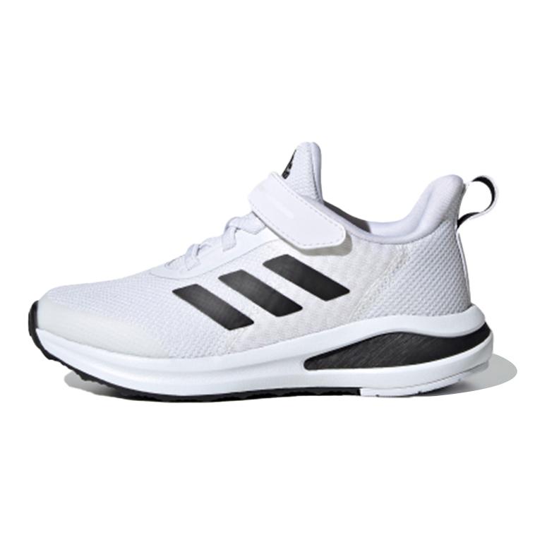 Adidas Fortarun EL K Abrasion Resistant Abrasion Resistant Low top Kids' Running Shoes White Black Kids' FW2578