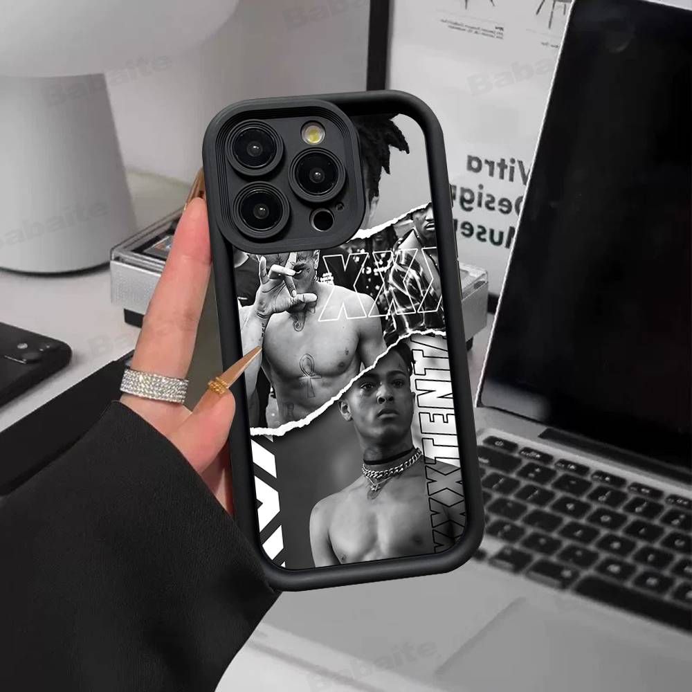 Rapper X-XXXTentacionS Phone Case For IPhone 17 16 E 15 14 13 12 11 Pro Max Plus Back Cover