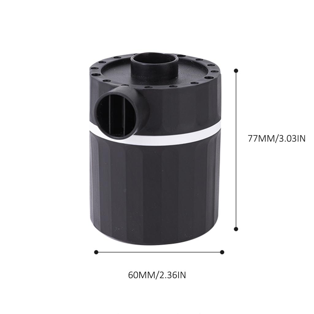 Мини воздушный насос надувной сдуваемый 5000 кПа 35 Вт электрический ручной насос для надувного матраса с 2 насадками