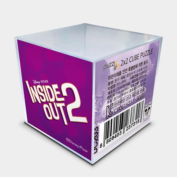 2x2 Inside Out 2 Mini Cube Puzzle Disney Keyring, популярная корейская головоломка