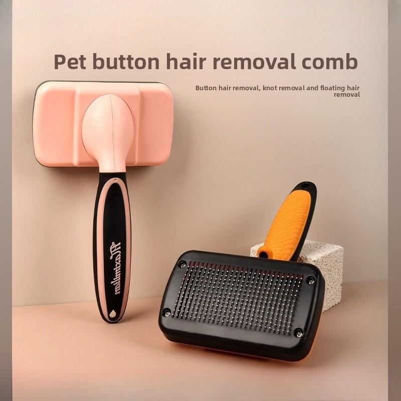 Pet comb dog cat hair removal needle comb cat hair dog hair cleaning artifact pet self-cleaning fading comb