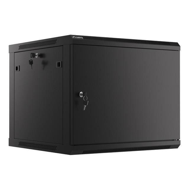 Настенная стойка-полка - LANBERG - WF01-6609-00B - 9U - Металл - Черный