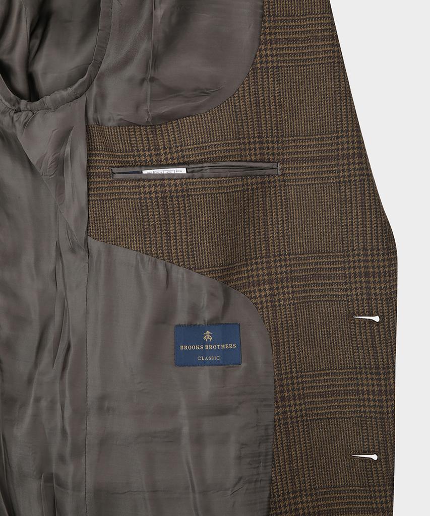 Brooks Brothers Classic Fit Tweed 2-Button Sport Coat (Brown) (Bbjsmf47124Ef)