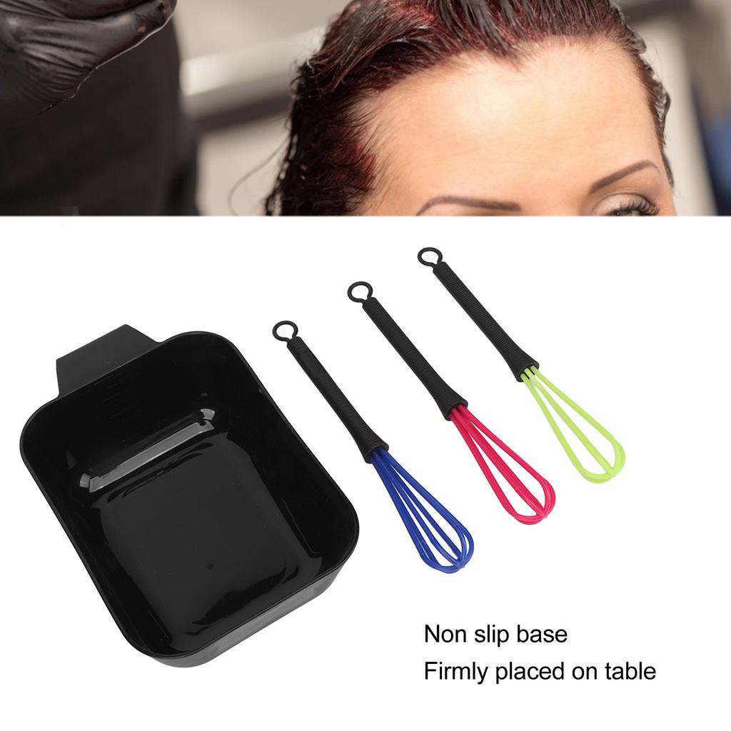 Набор для смешивания цветов для окрашивания волос, миска для окрашивания, инструмент для окрашивания с миксером для салона бороды дома